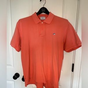 Mens Southern Tide Skipjack polo. Peach colored size XL